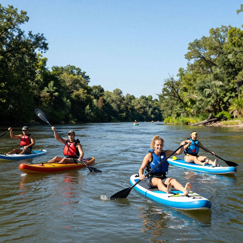 Kayaking on the French Broad River