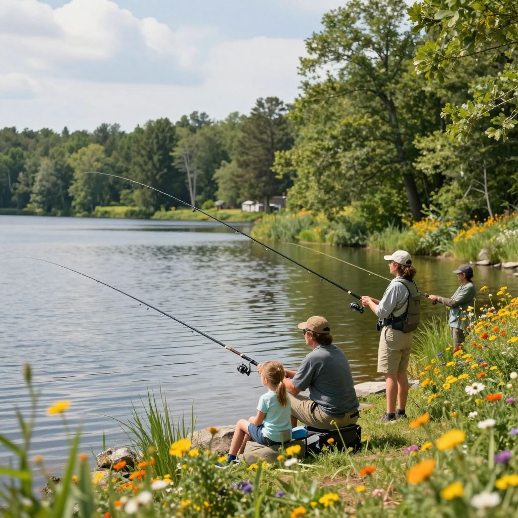Fishing at Buckeye Lake