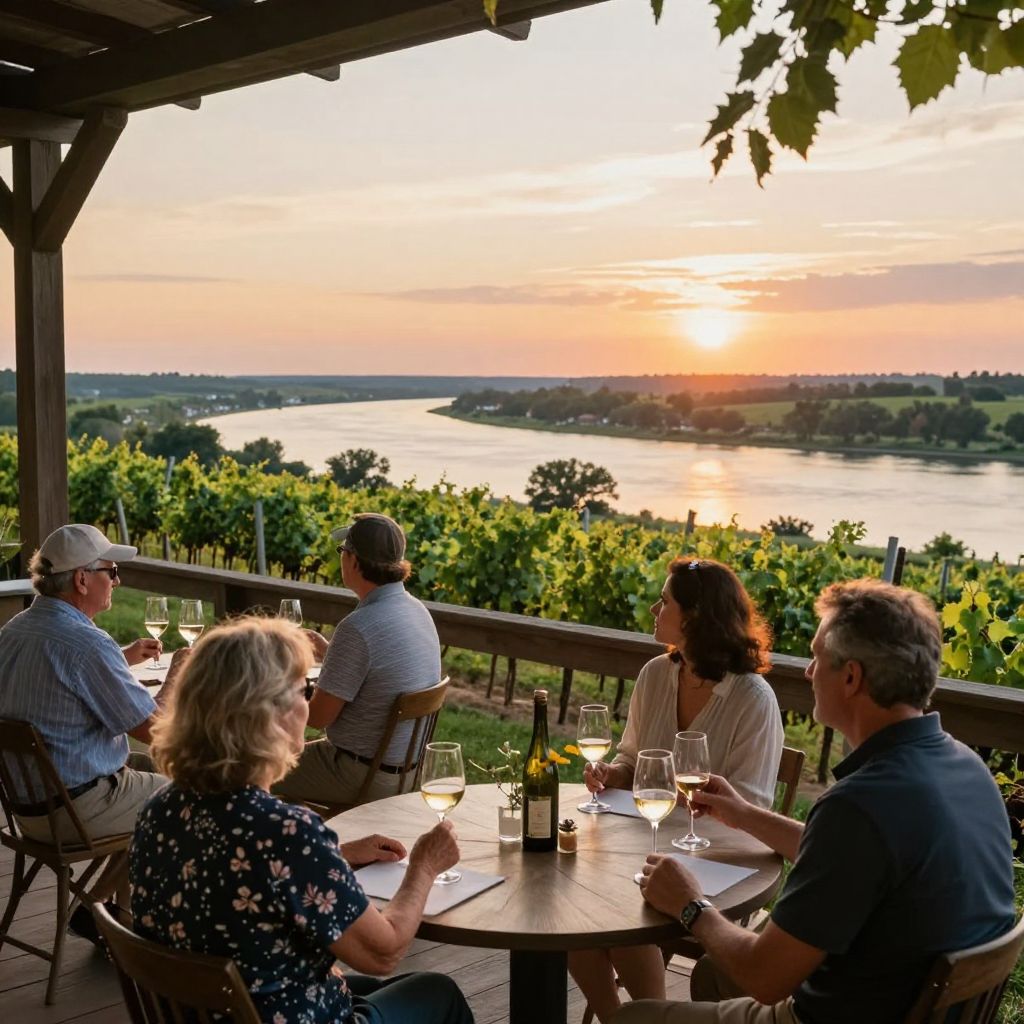 Sample wine and take in the views at Les Bourgeois Winery