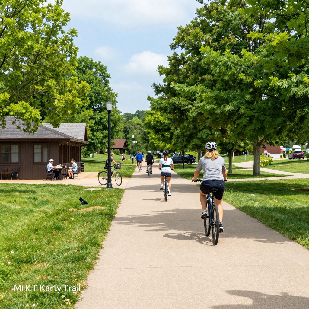 Bike or walk along the MKT Katy Trail