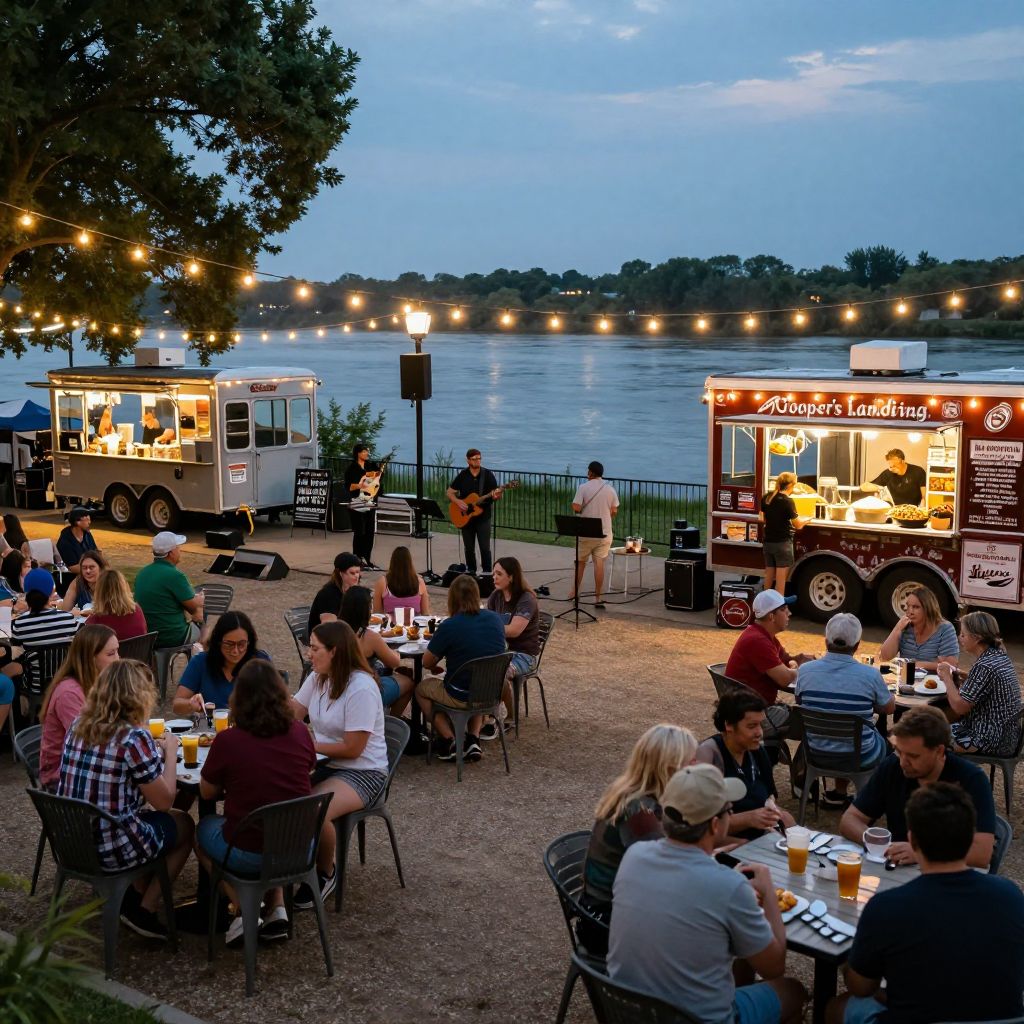 Enjoy live music and food trucks at Cooper’s Landing