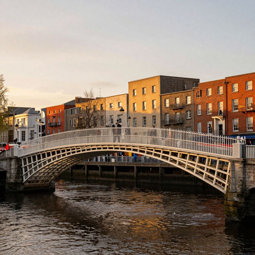Walk Across the Iconic Ha’penny Bridge