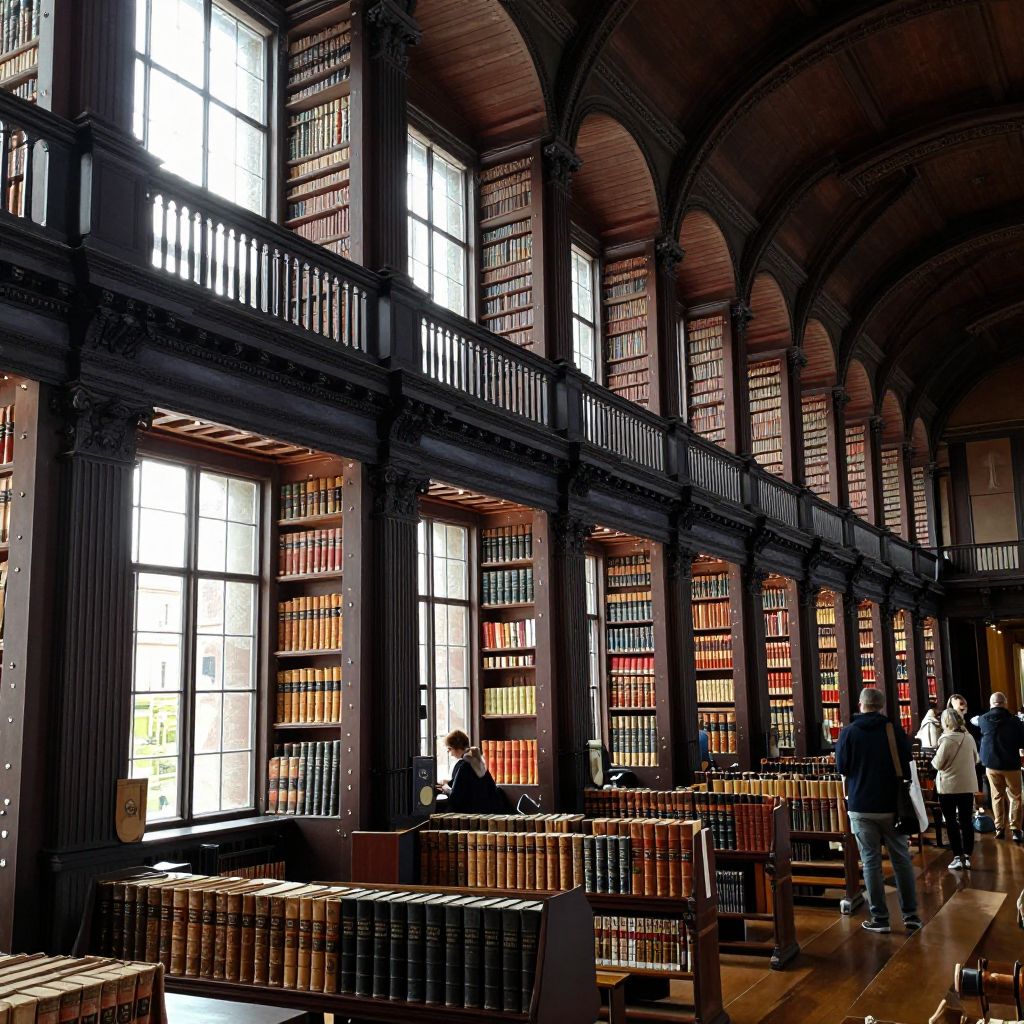Marvel at the Book of Kells and the Long Room