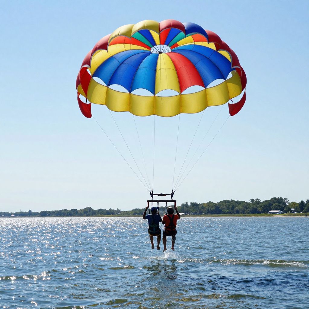 Parasailing with North Duck Watersports