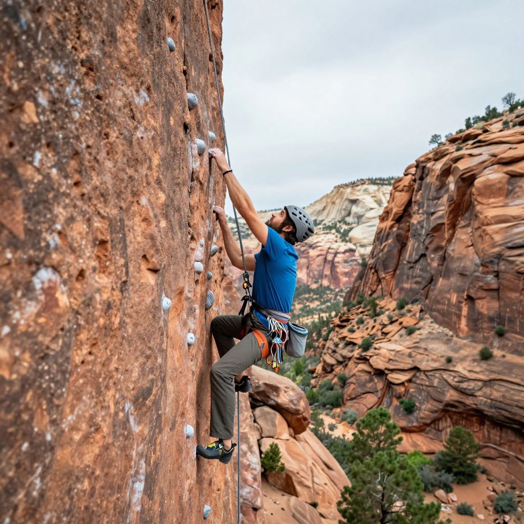 Rock Climbing in Glenwood Canyon