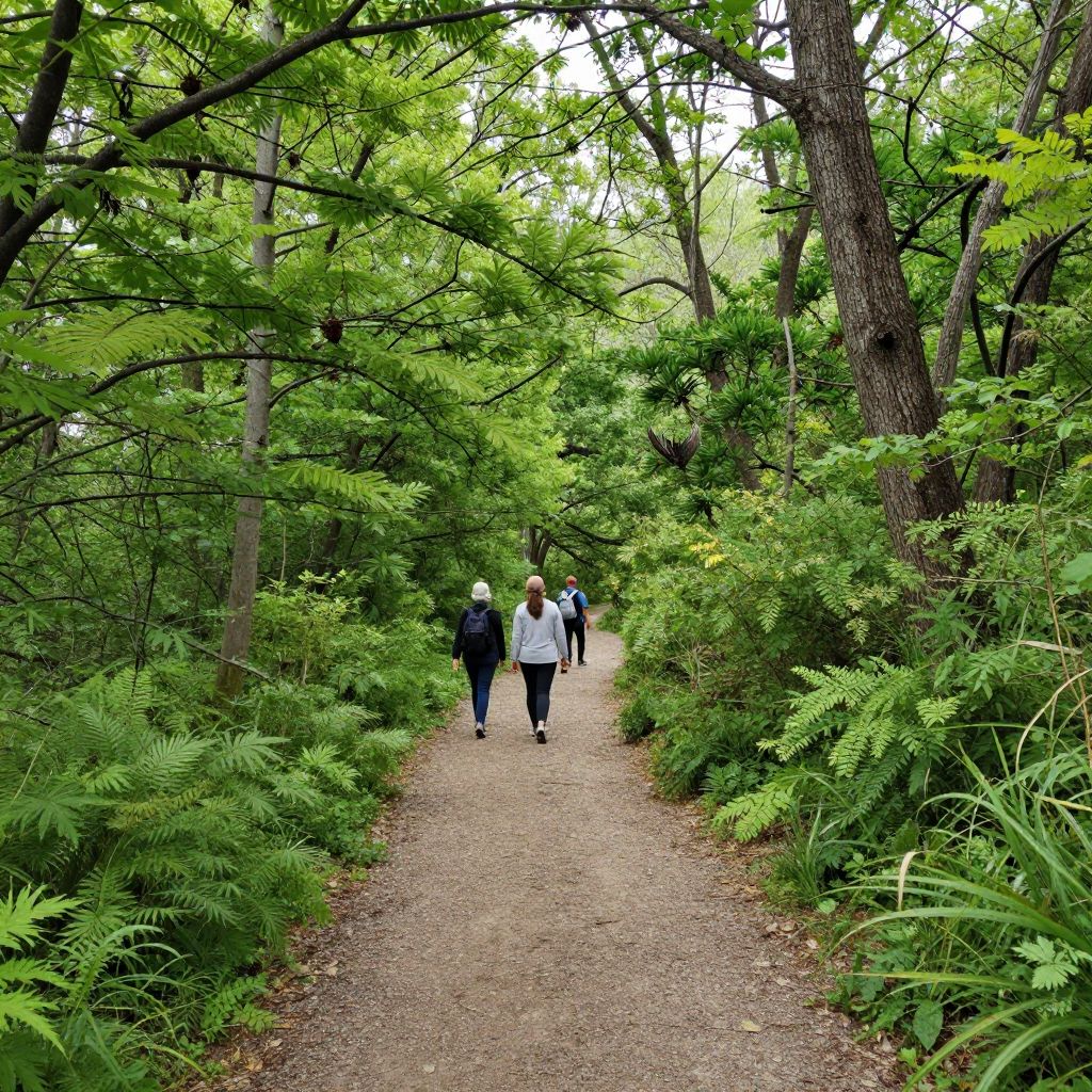 Hiking at Brunswick Nature Park
