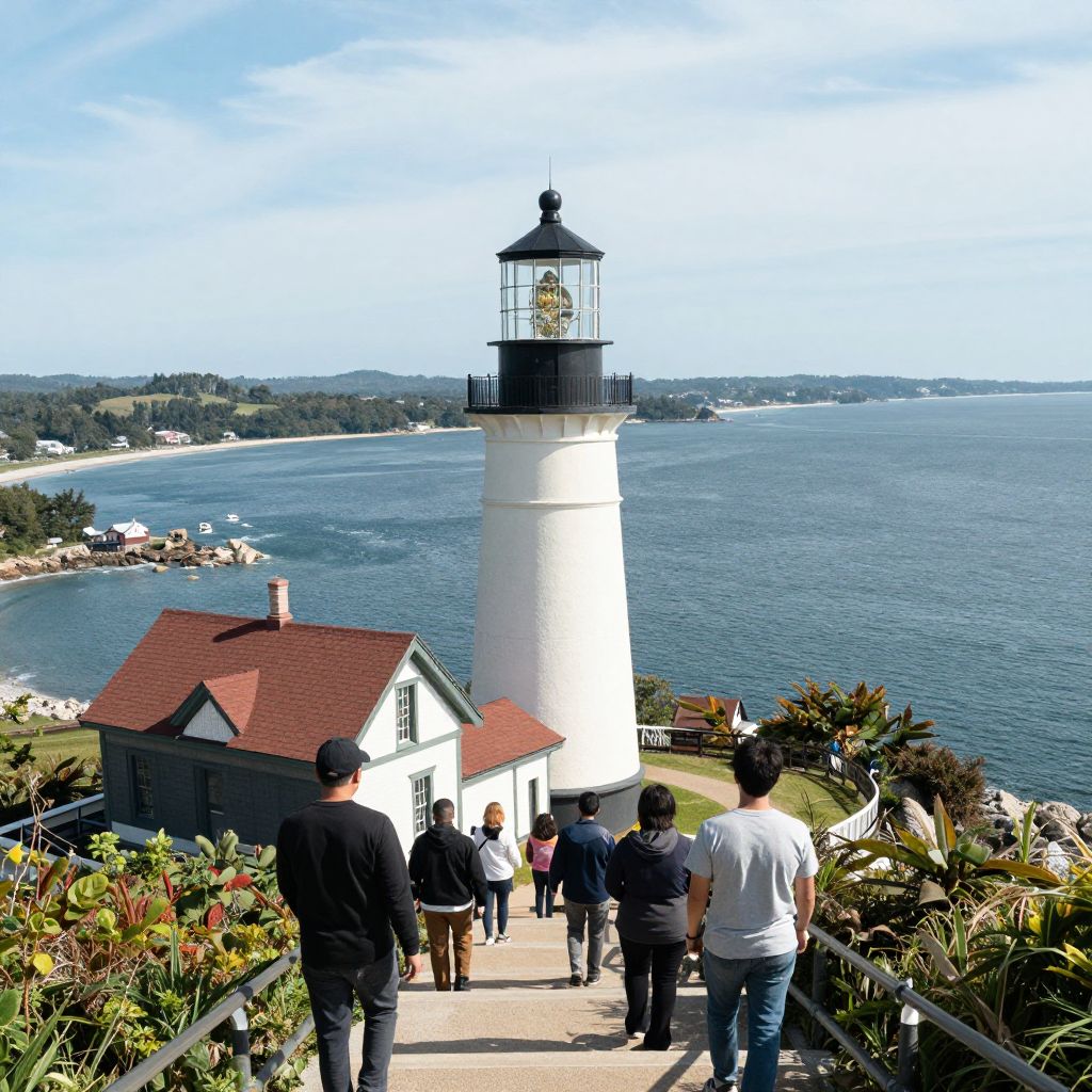 Climb the Oak Island Lighthouse