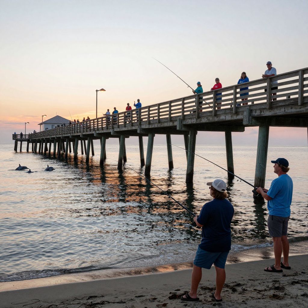Fish Off the Holden Beach Fishing Pier