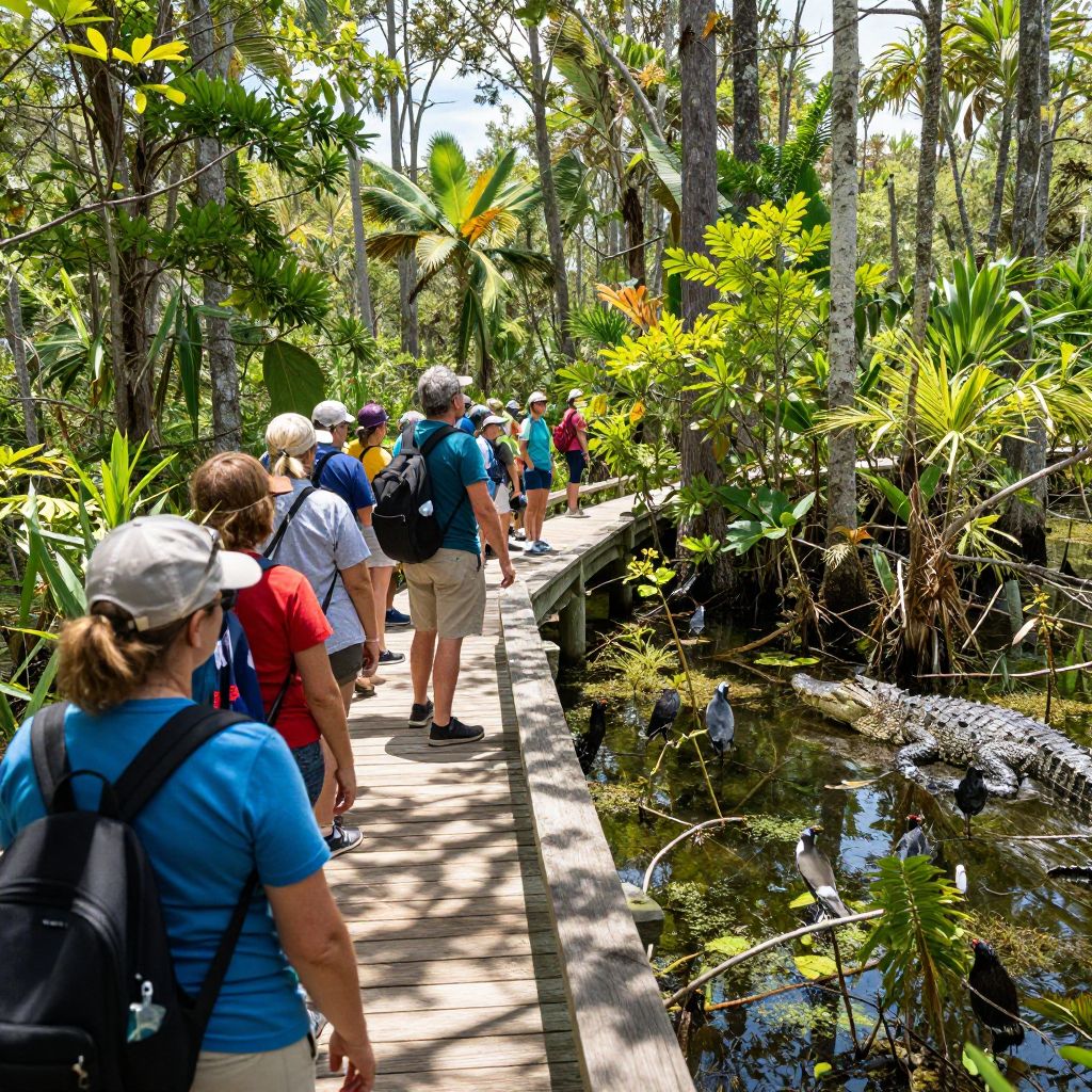 Take a Guided Swamp Tour at Shallotte River Swamp Park
