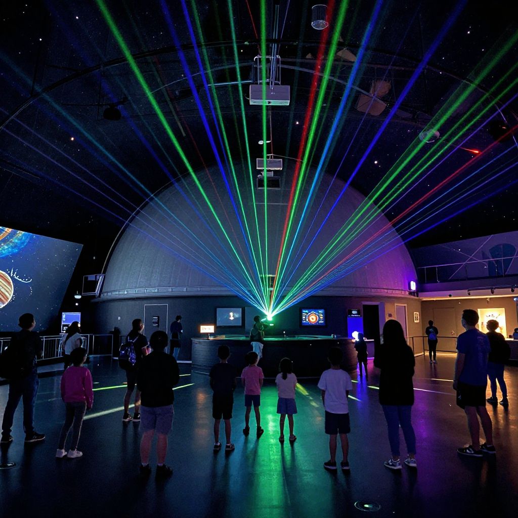 Experience Laser Shows at Ingram Planetarium