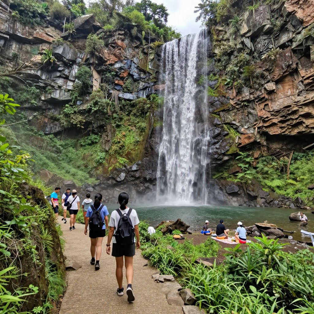 Falling Springs Waterfall