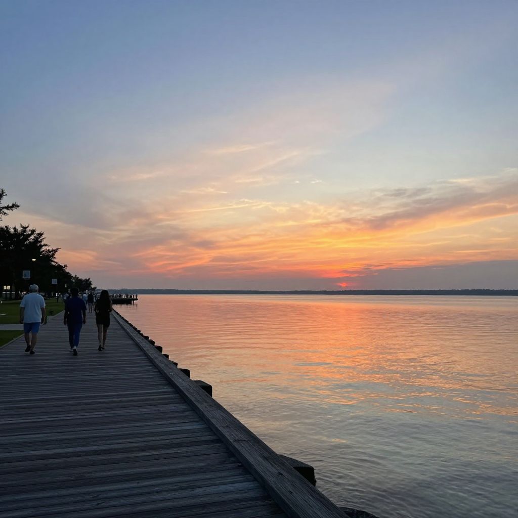 Sunset at Duck Town Park