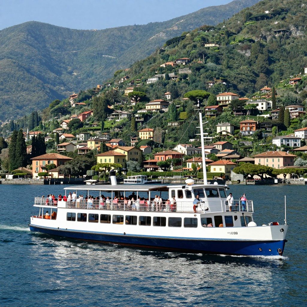 Ferry ride from Varenna to Bellagio