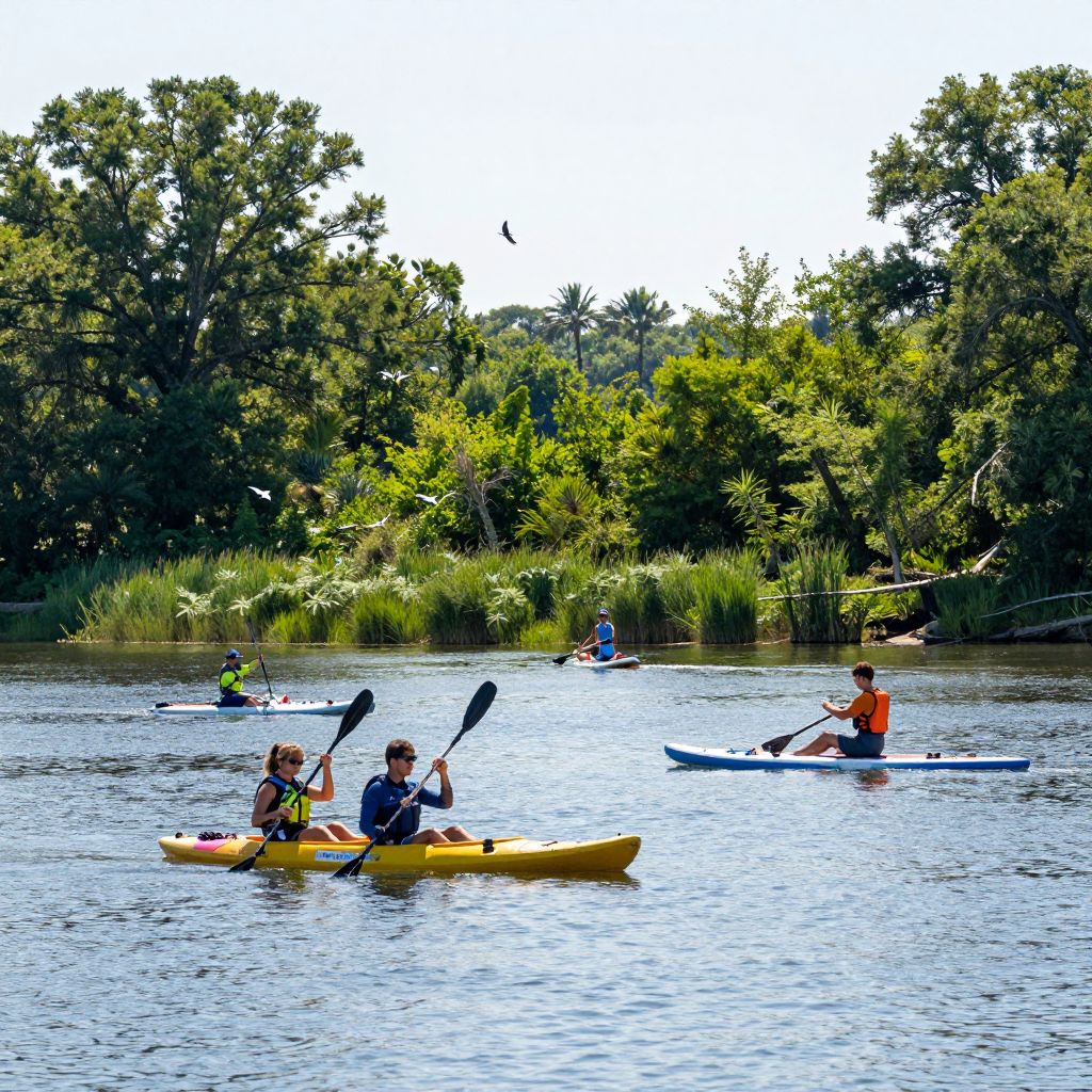 Kayaking at Latta Nature Preserve