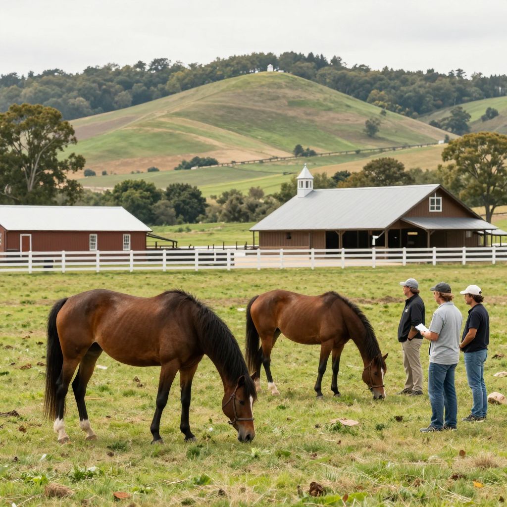 Horse Farm Tour at Darby Dan Farm