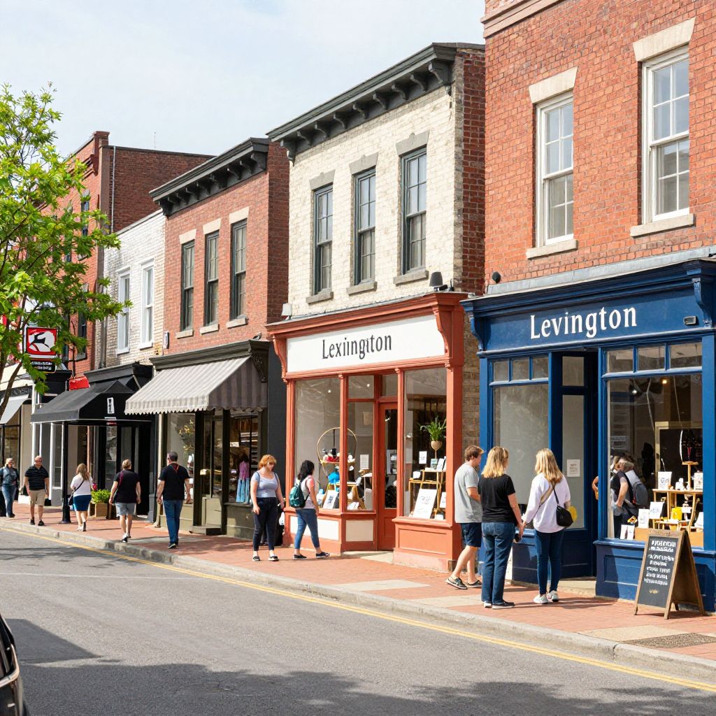Downtown Lexington Shopping