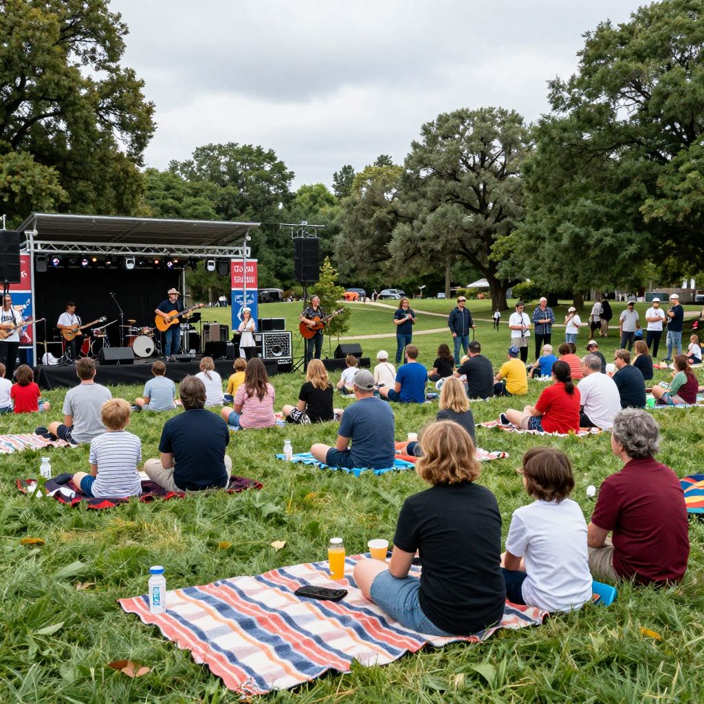 Outdoor concerts at Coleman Hill