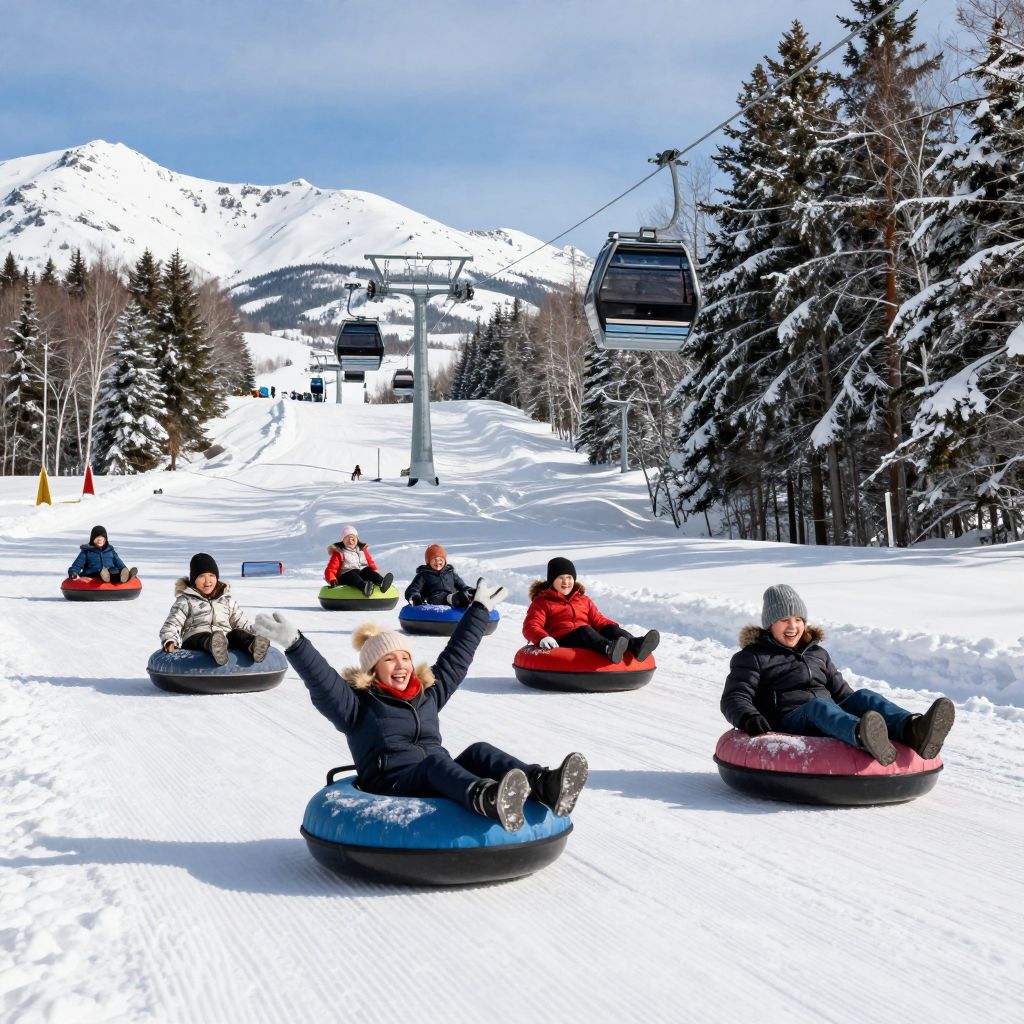 Snow Tubing at Soldier Hollow