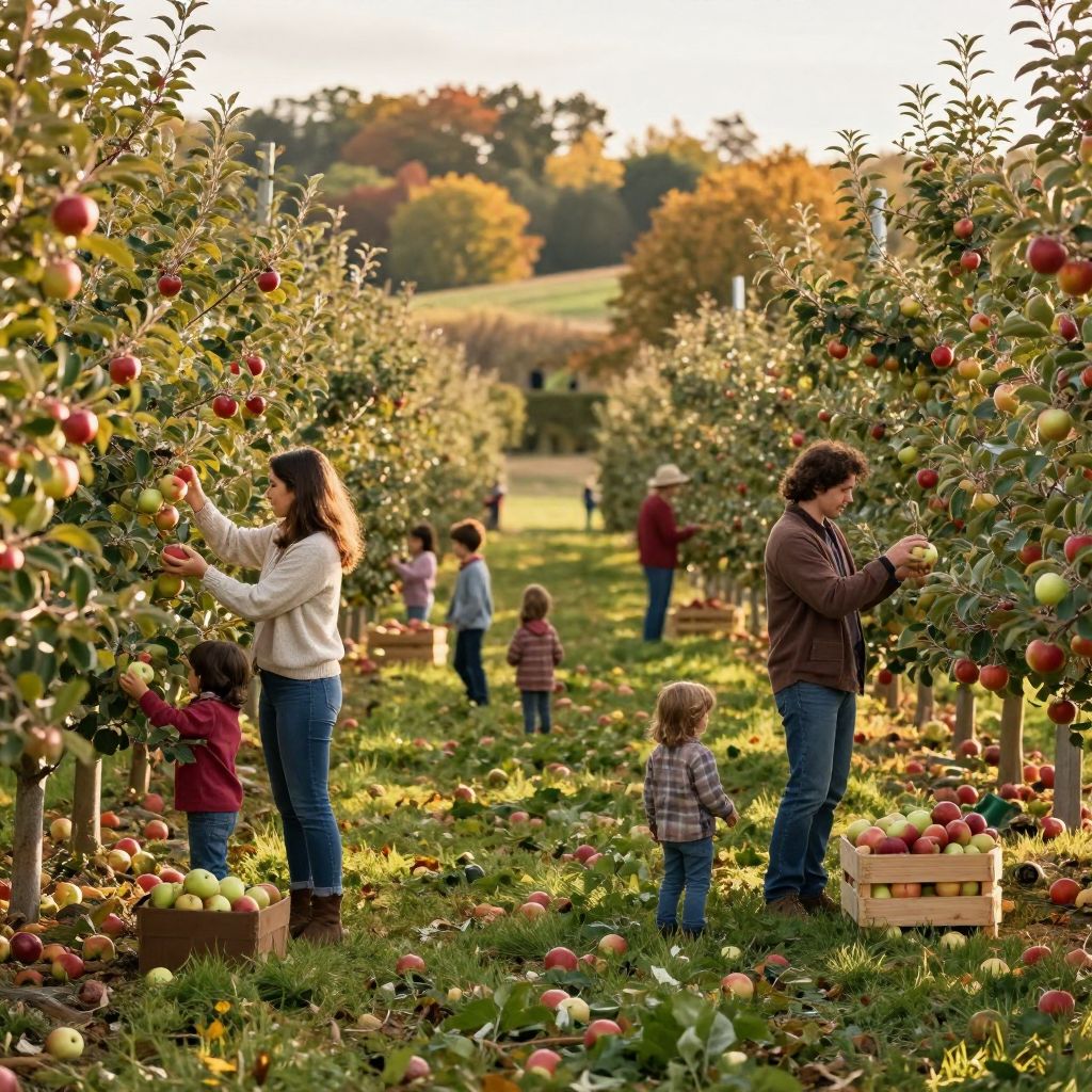 Apple Picking at Apple Hill Orchard