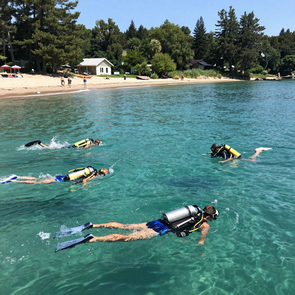 Swimming at Lake Greeson