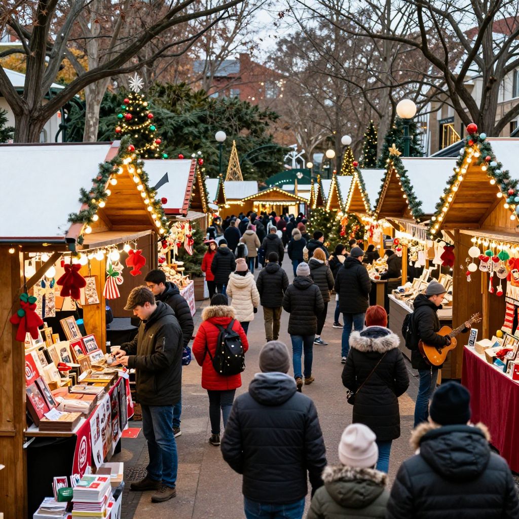Christmas Markets at Walk of Fame Park