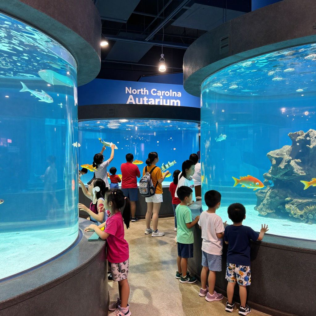North Carolina Aquarium on Roanoke Island