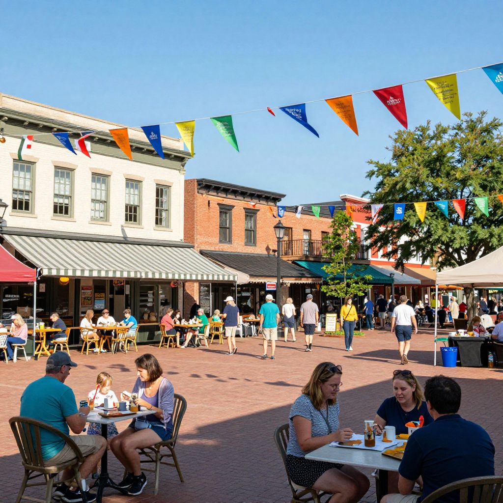 Historic Liberty Square in Downtown Sparta