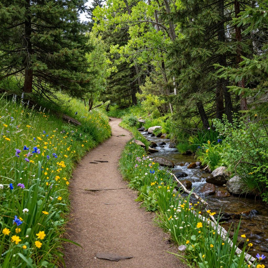 Hiking Fishhook Creek Trail