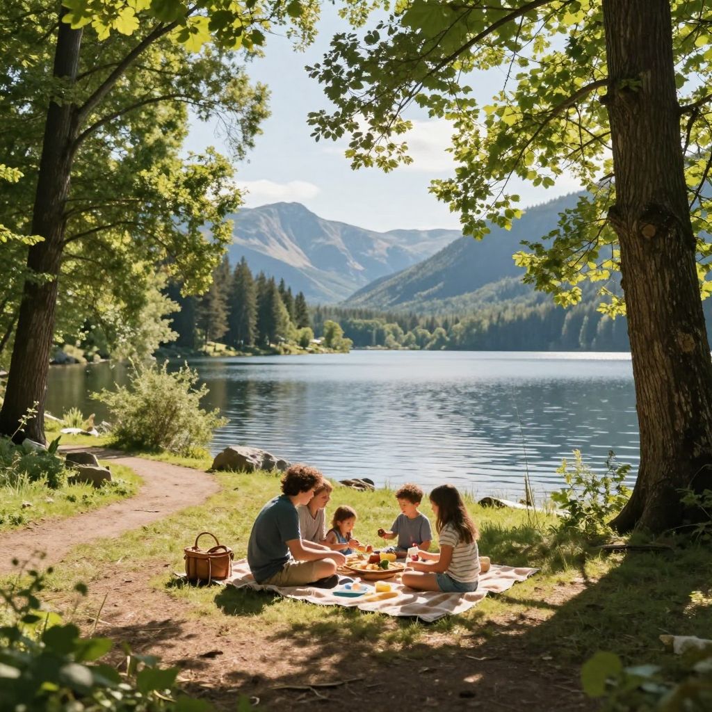 Picnic at Stanley Lake