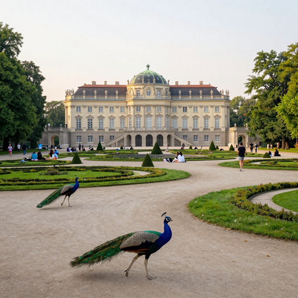 Łazienki Królewskie Park in Warsaw