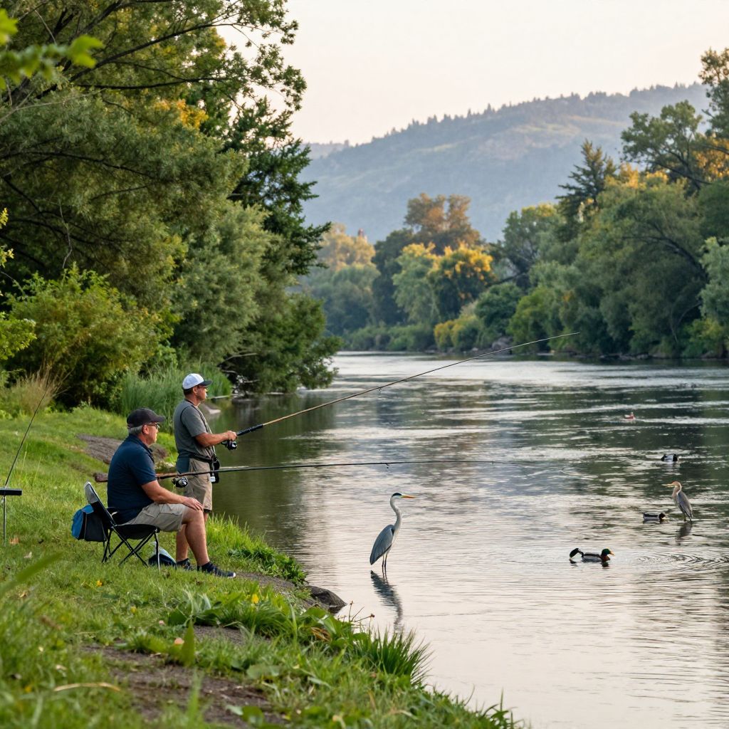 Fishing or Birdwatching Along the Tar River