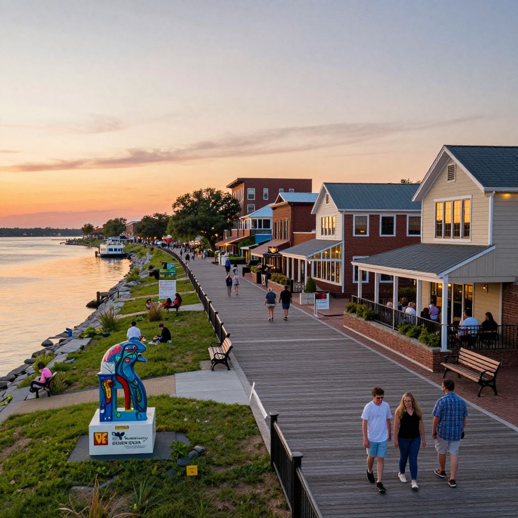 Riverwalk in Downtown Wilmington