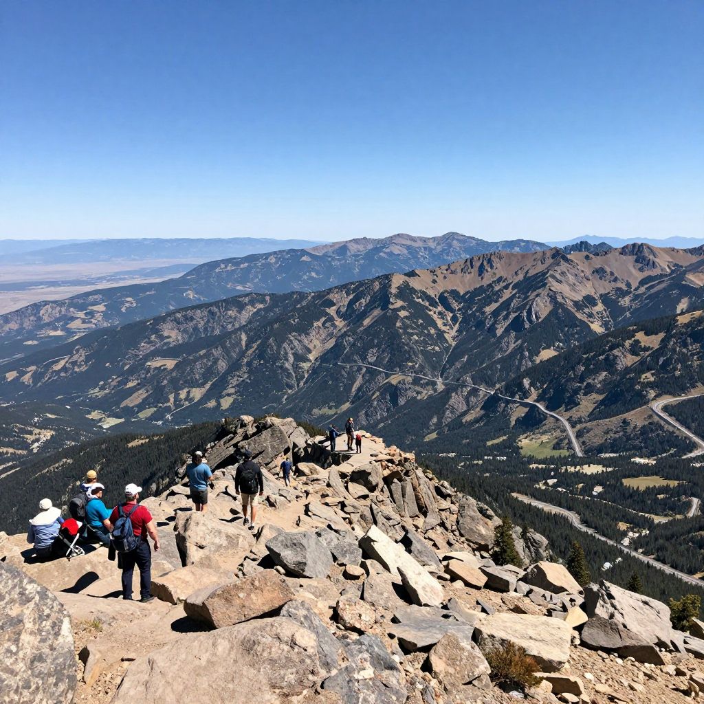 Scenic Drive to Pikes Peak