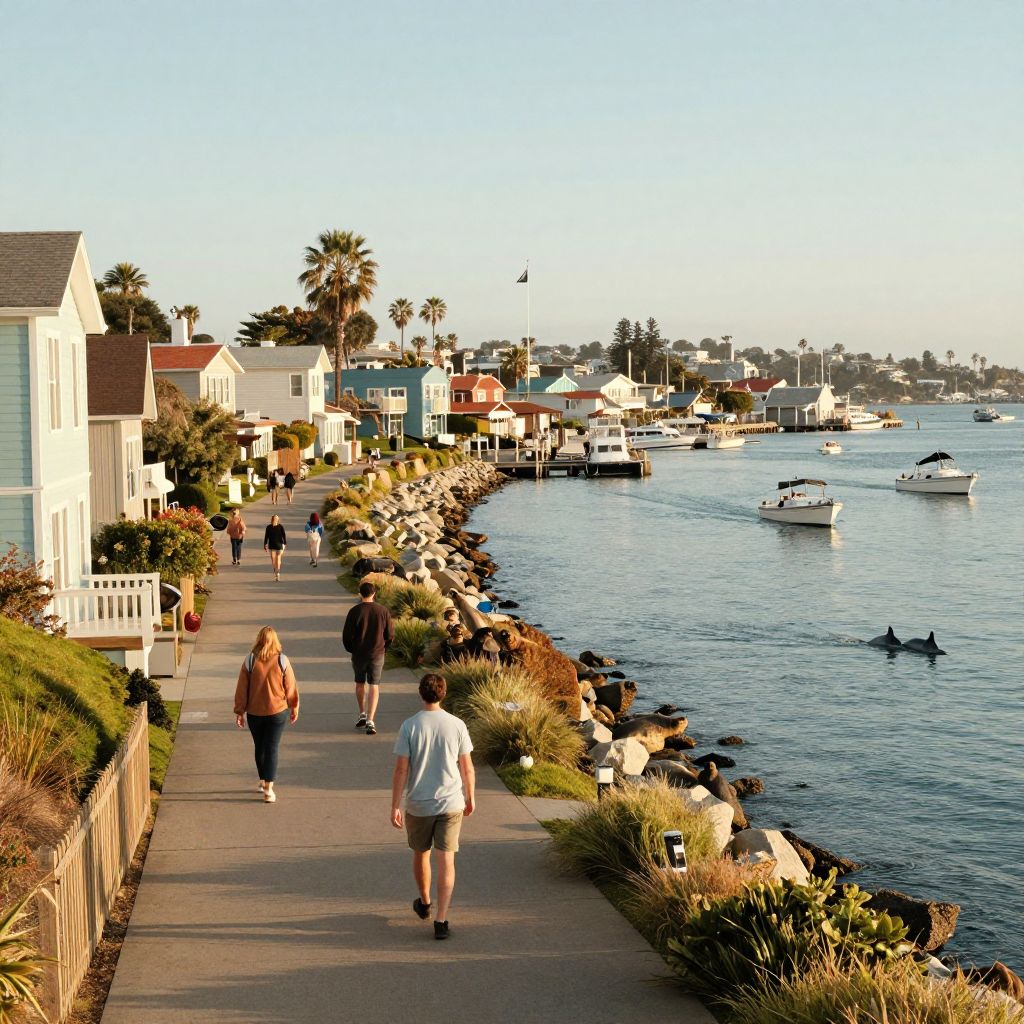 Stroll Along the Waterfront Loop of Balboa Island