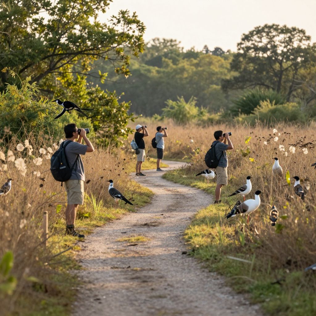 Birdwatching at Goose Creek State Park