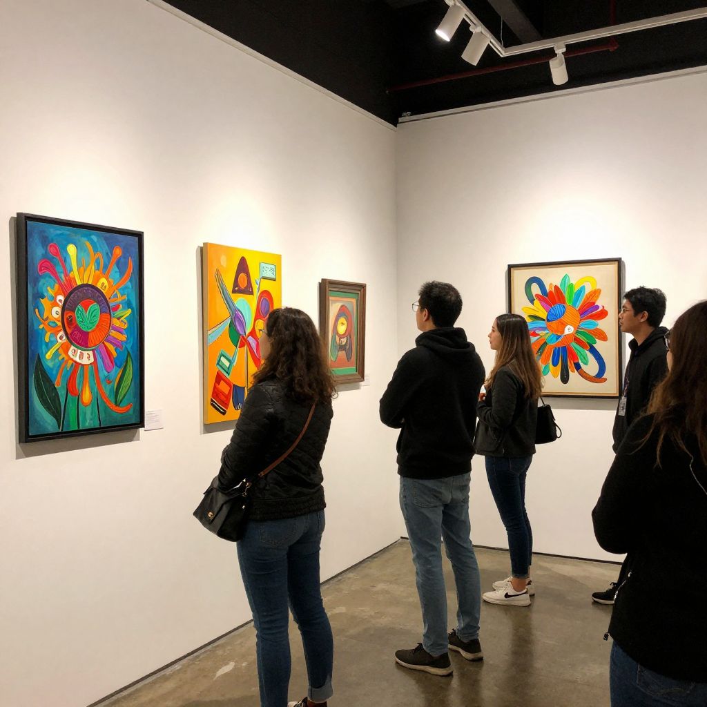 Local Art Scene in Crosstie Historic District