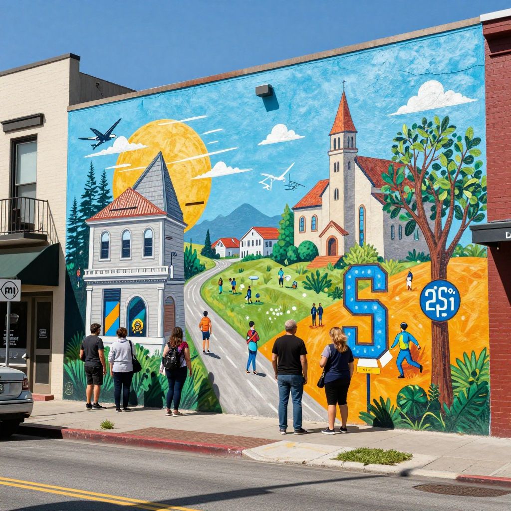 Public Murals on Main Street