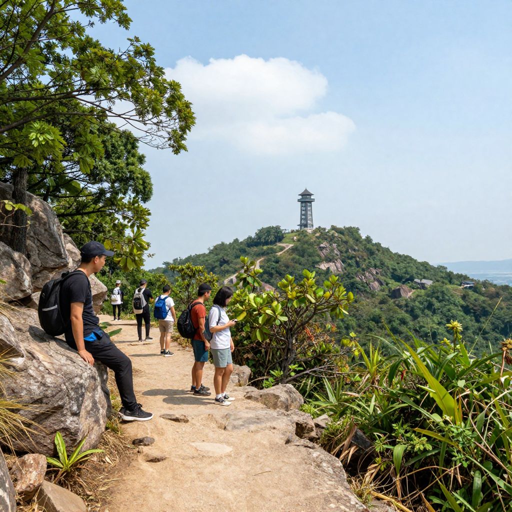 Hike to the Hot Springs Mountain Tower