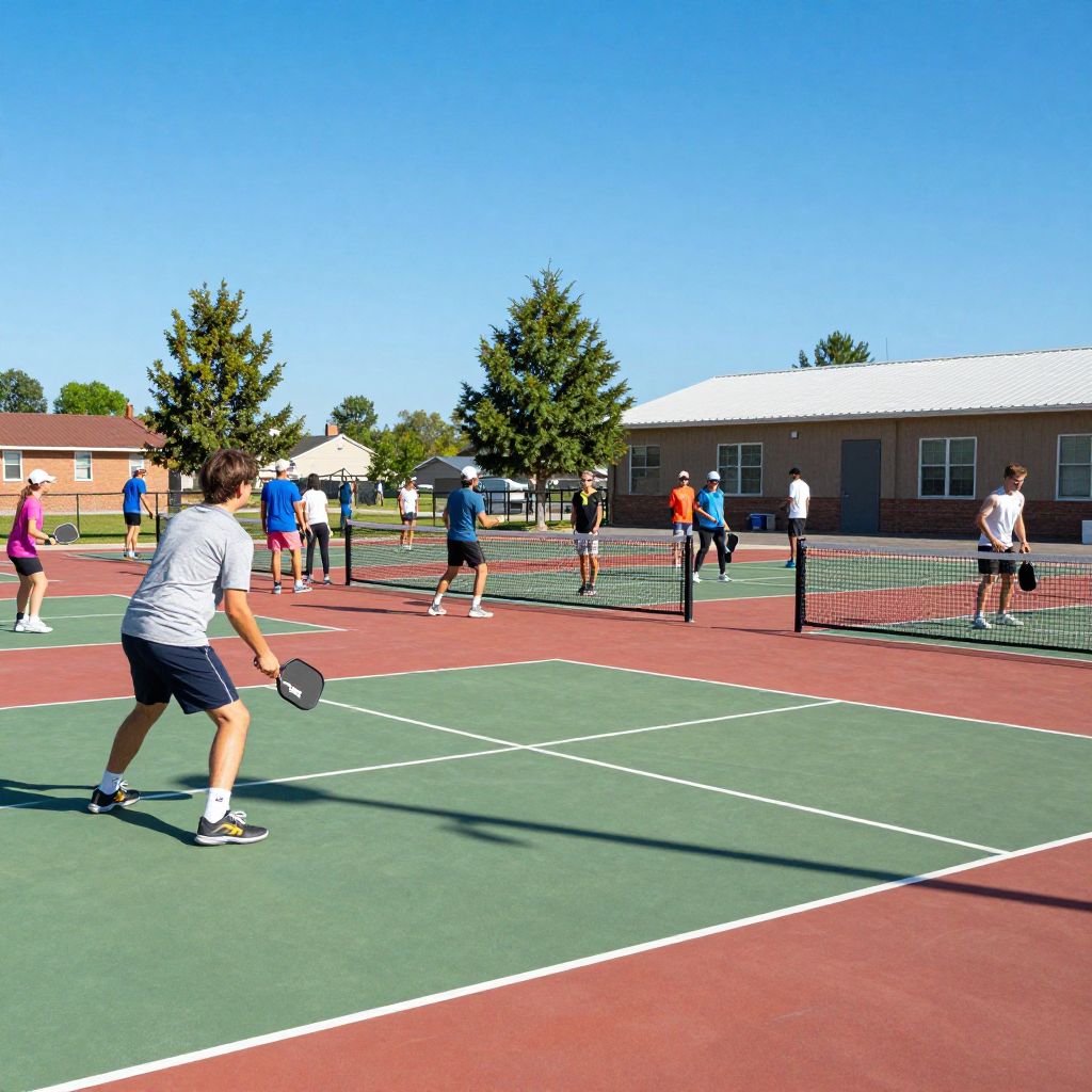 Pickleball and Bocce Courts