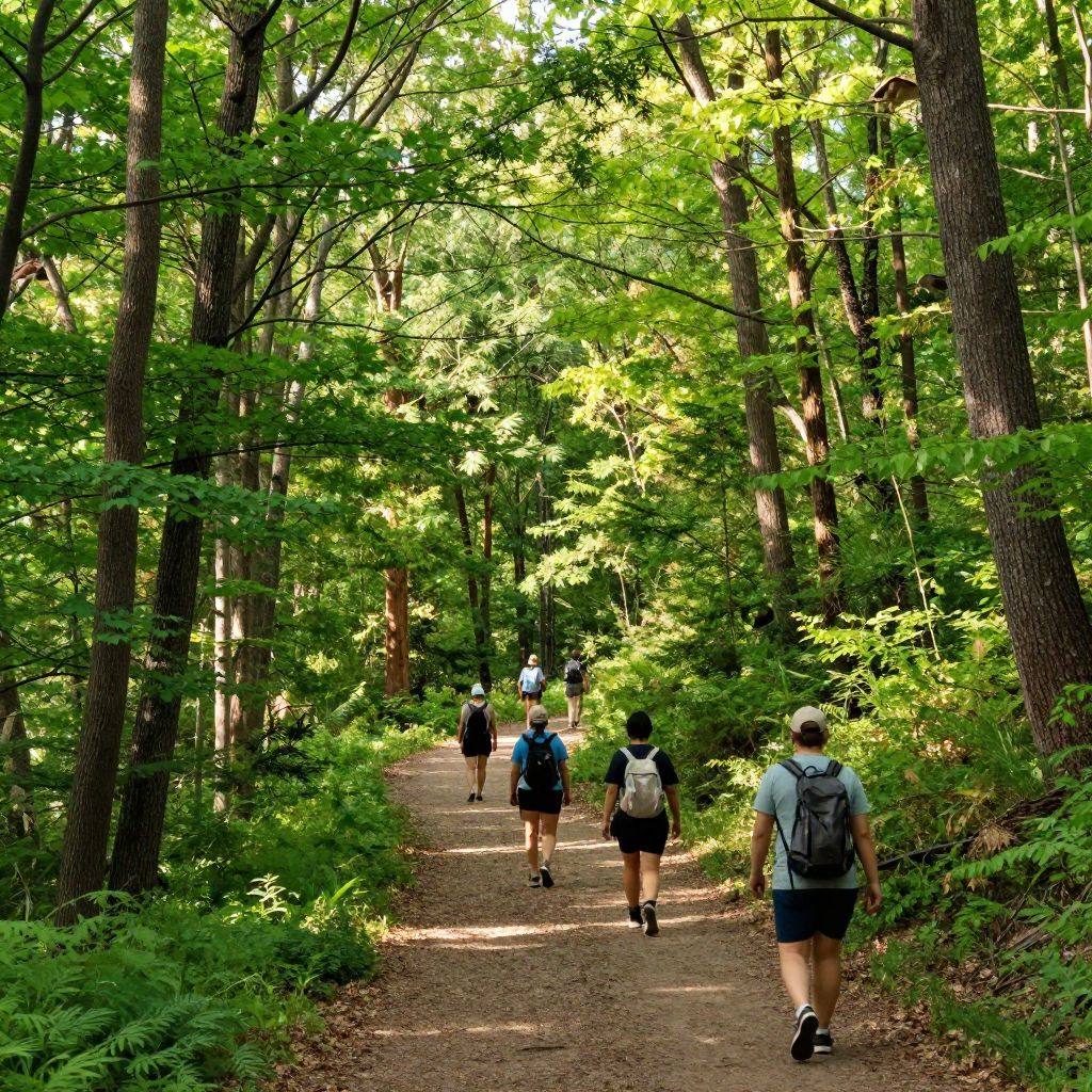 Hiking Trails at Hickory Run State Park