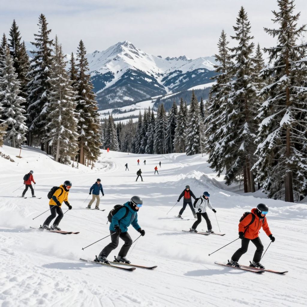 Skiing at Big Boulder Ski Area