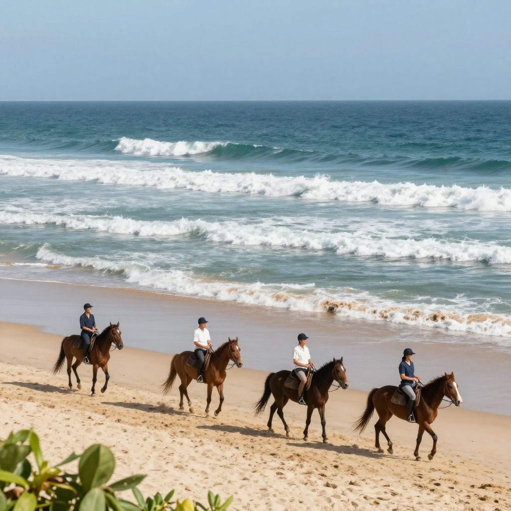 Horseback Riding along the Beach
