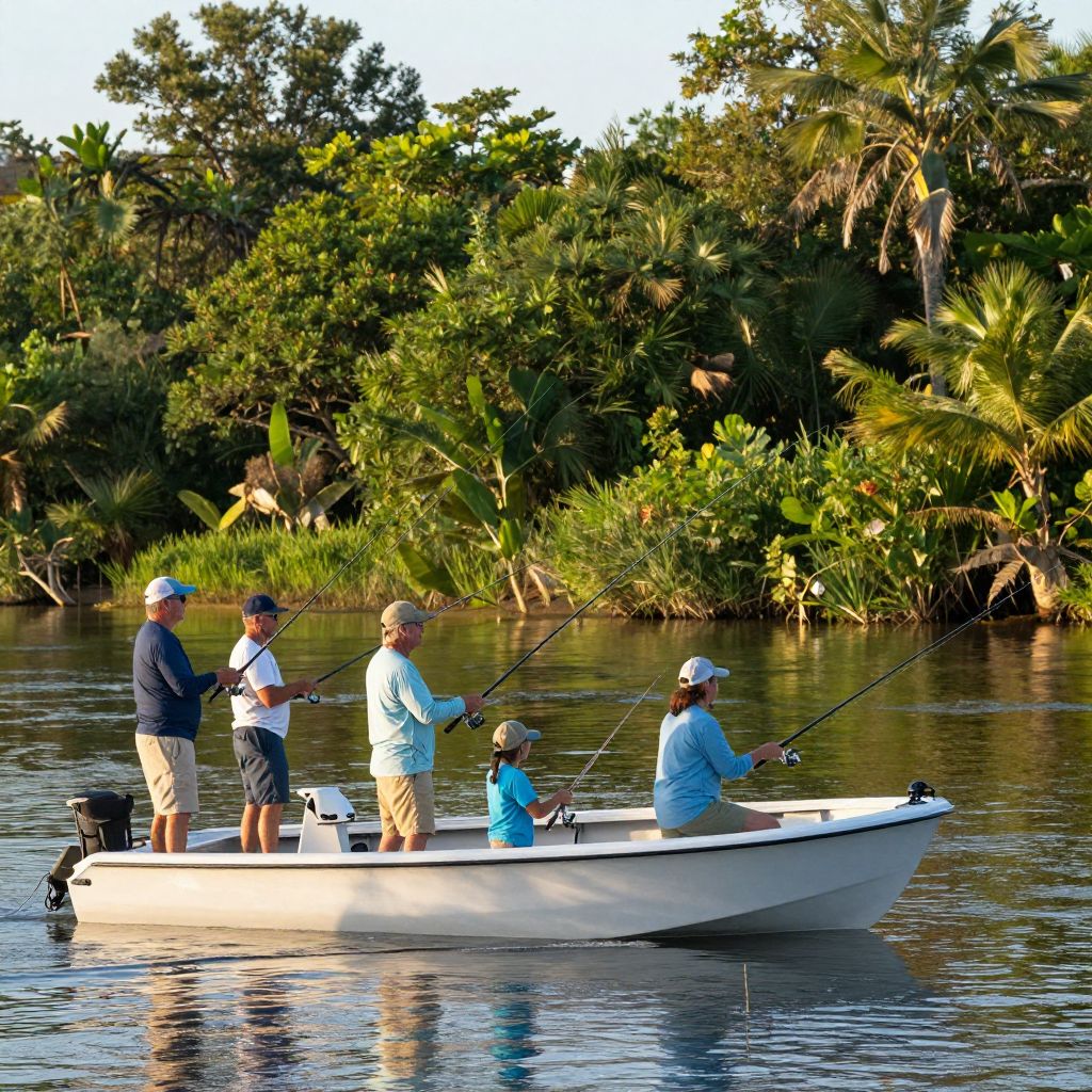 Fishing in Magnolia River