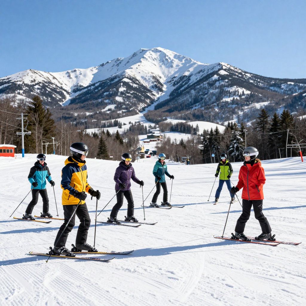 Skiing at Hatley Pointe Ski Resort