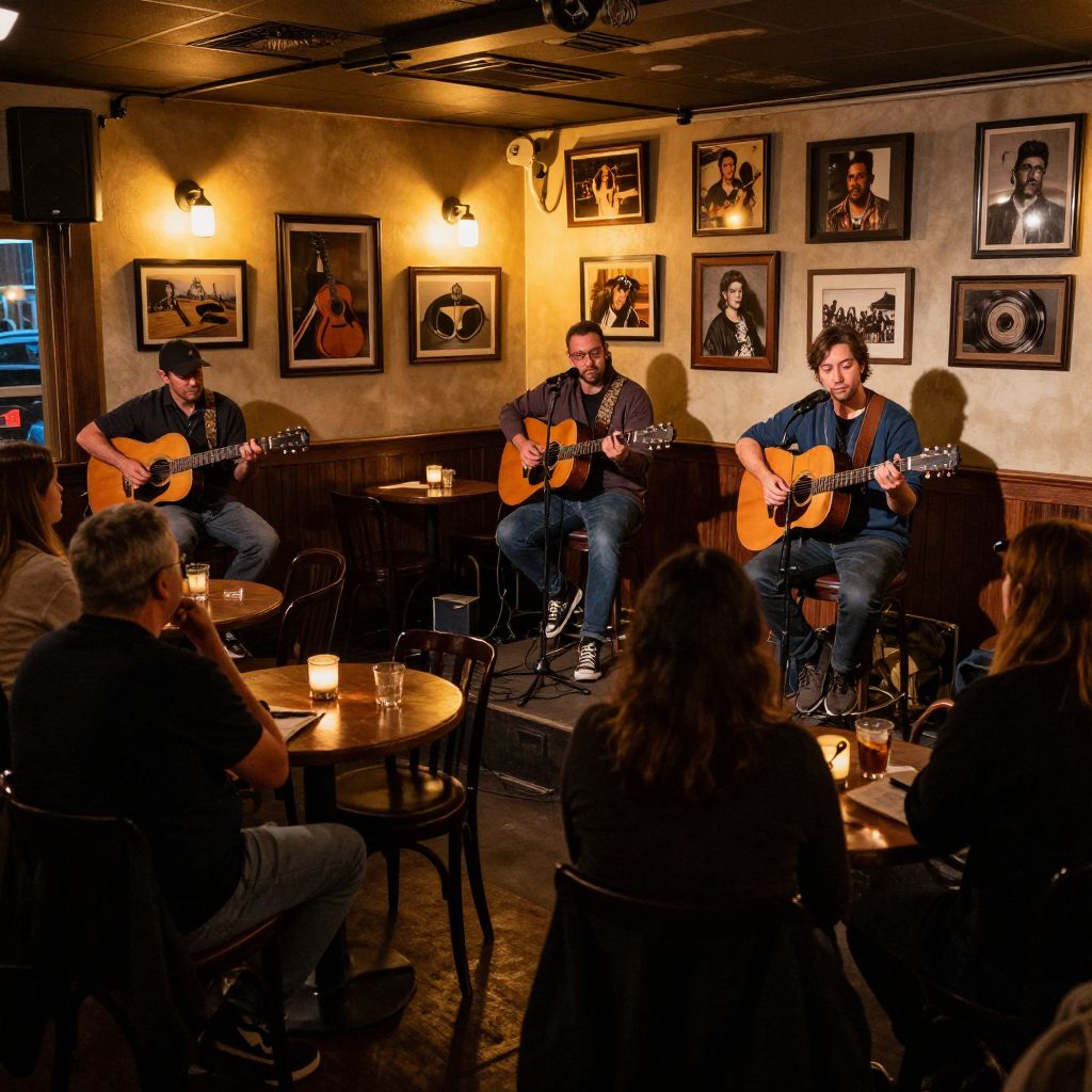Intimate Performance at the Bluebird Café