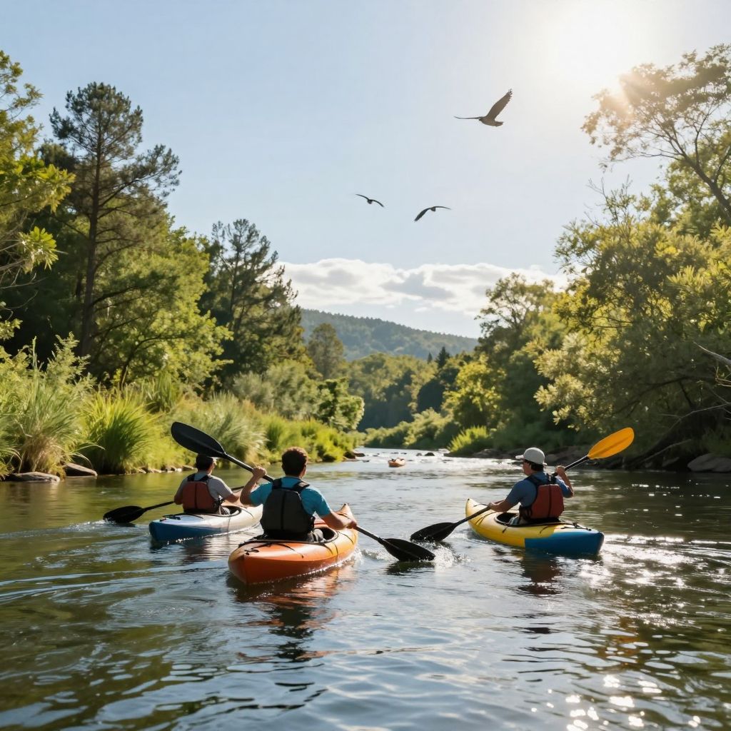 Kayaking on the Portage River