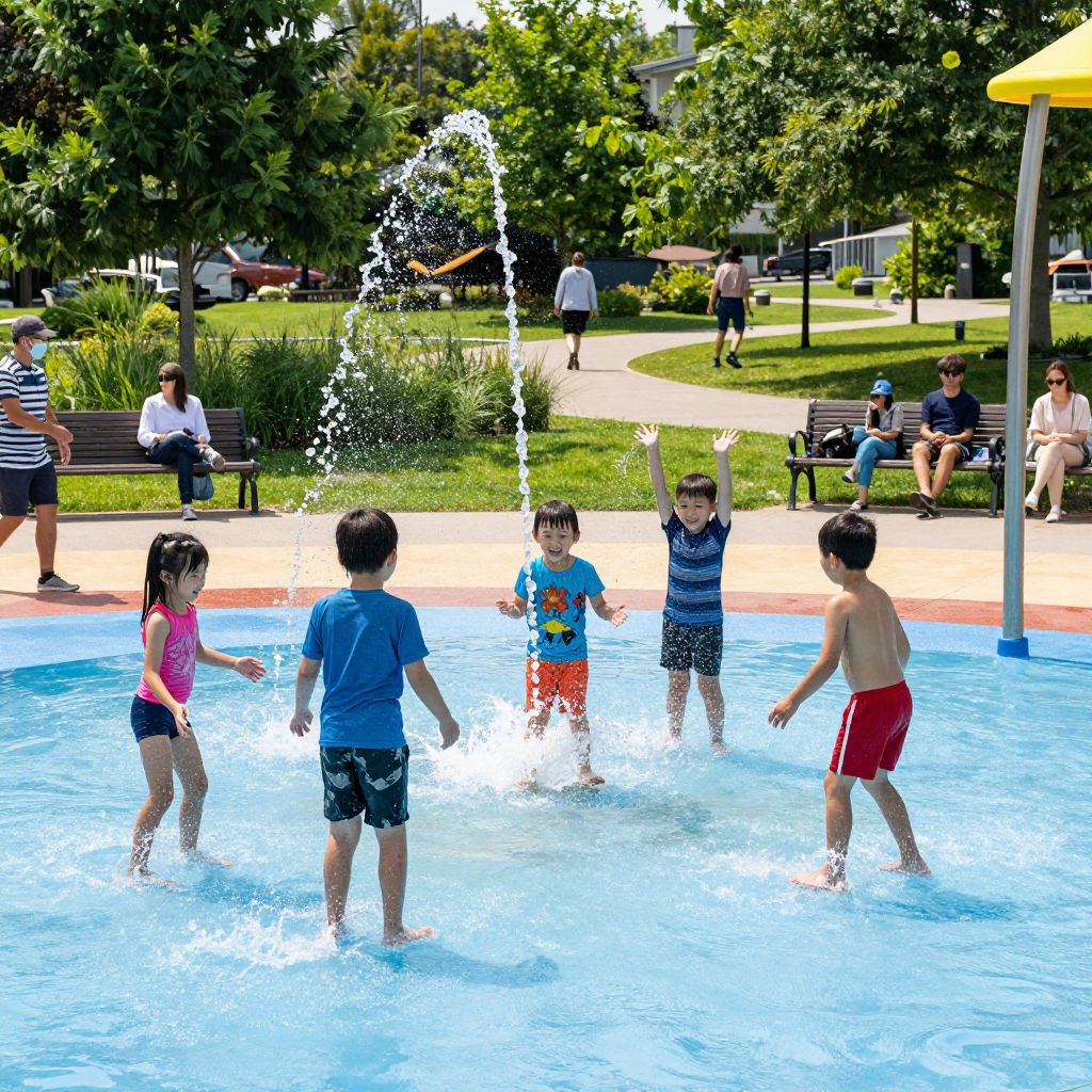 Gregory Mill Park Splash Pad