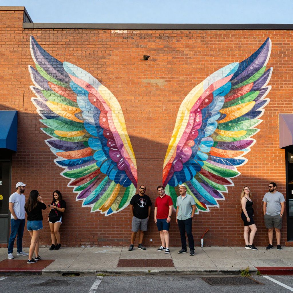 WhatLiftsYou Wings Mural