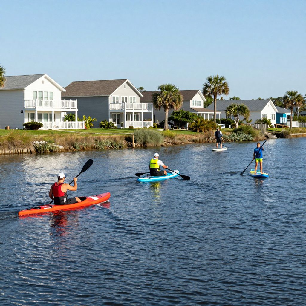 Kayaking or Paddleboarding